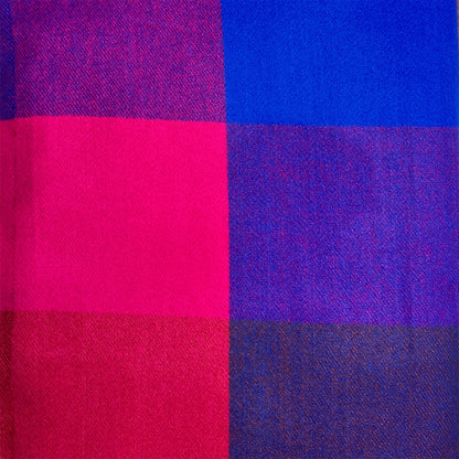 Colourful Classic Check Scarves With Tassels - SKRF