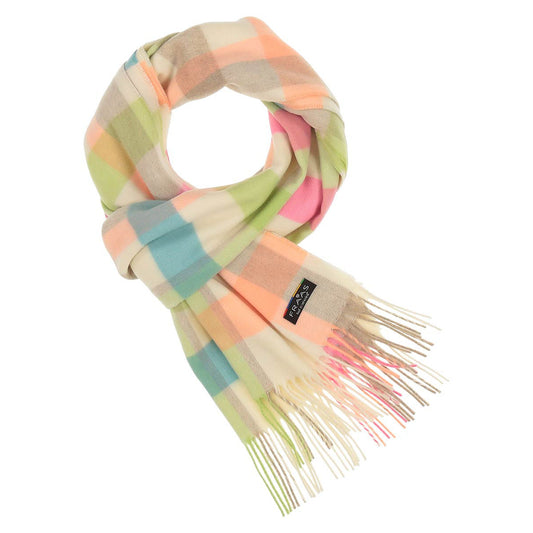 Fraas Scarf Cashmink Small Check Pastel 625360 025 - SKRF