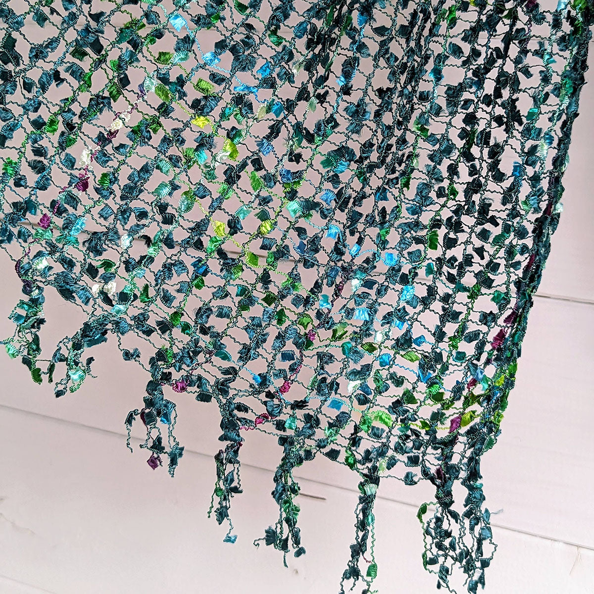 Jomda Mesh Scarf Forest Green - SKRF