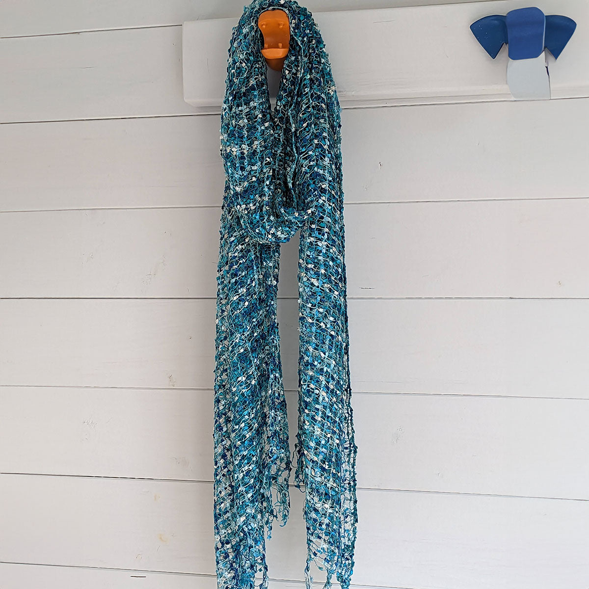 Jomda Mesh Scarf Ocean Blue - SKRF