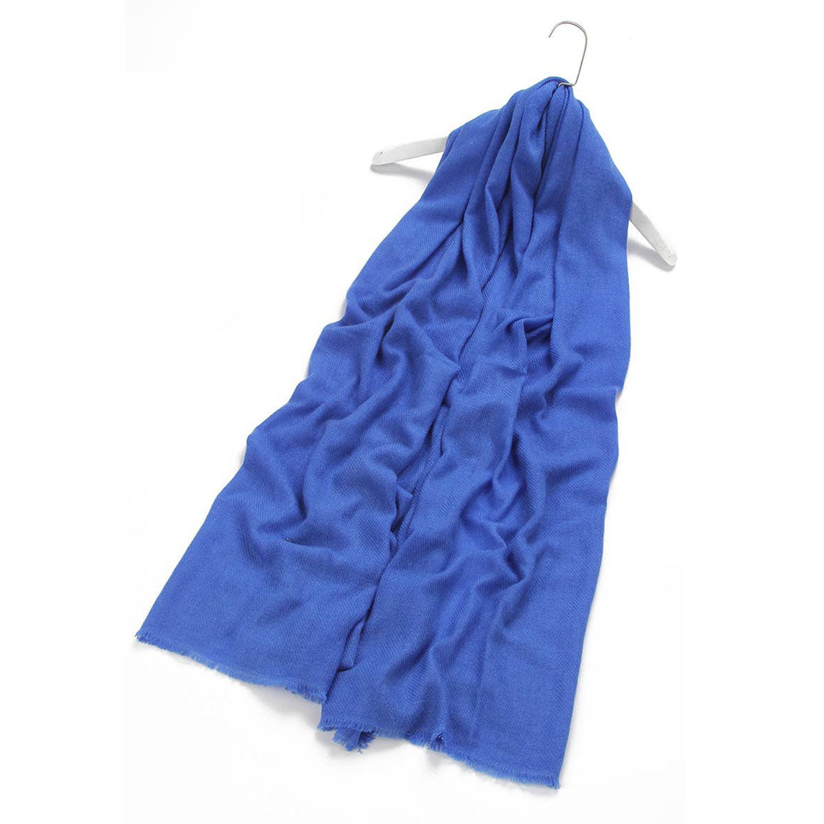 Royal Blue Pure Cashmere Pashmina Scarf - SKRF